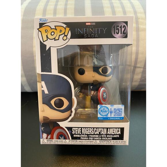 Funko Pop Marvel:  The Infinity Saga - Steve Rogers/Captain America - Picture 1 of 6